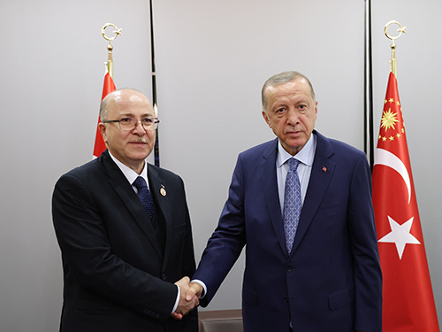 Cumhurbaşkanı Erdoğan, Cezayir Başbakanı Abdurrahman ile görüştü