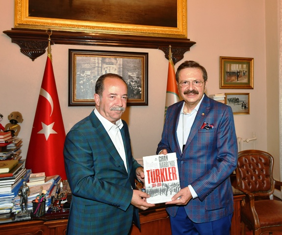TOBB Başkanı Hisarcıklıoğlu’ndan Gürkan’a ziyaret