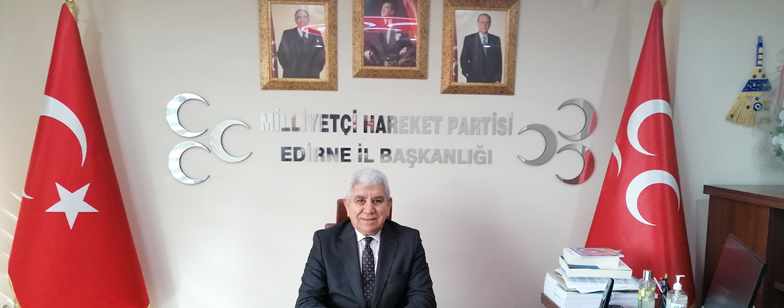  MHP Edirne İl Başkanı Zakir Tercan 30 Ağustos Zafer Bayramı Mesajı