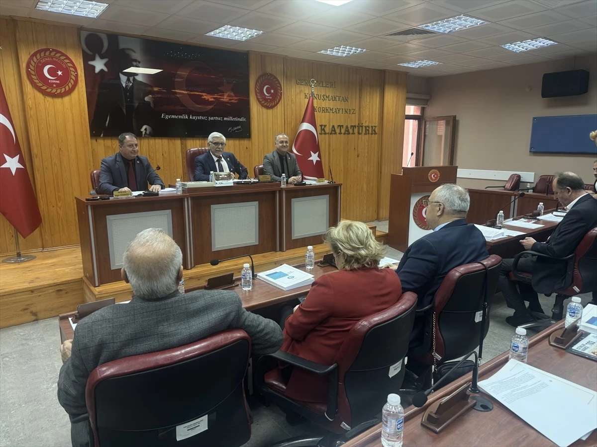 Edirne İl Genel Meclisi Mart Ayı Toplantısı Gerçekleştirildi